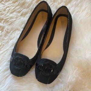 NWOT Michael Kors Black Loafers with Logo Detail